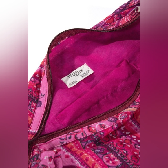 Hobo Beach Yoga Boho Chic Shoulder Bag - Ethnic Inspired Print - Fine Cotton - Picture 6 of 8